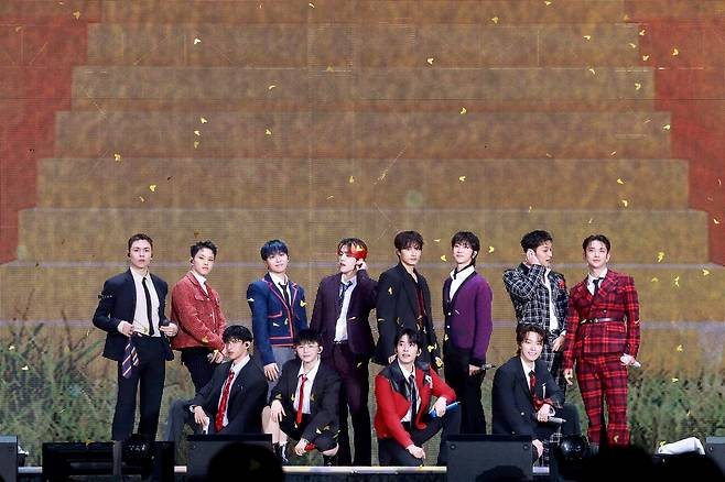 팬미팅 '캐럿 랜드' 개최한 세븐틴 [플레디스 엔터테인먼트 제공. 재판매 및 DB 금지]