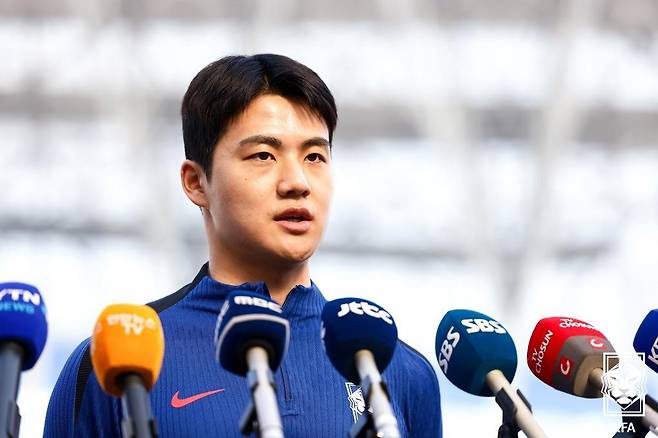 축구대표팀 측면 수비수 설영우. (대한축구협회 제공)