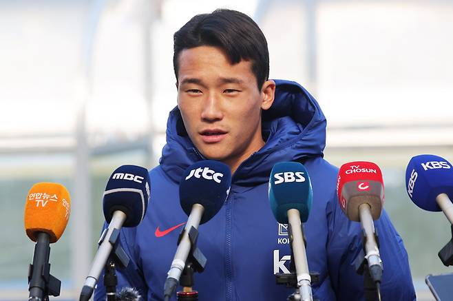축구대표팀 사이드백 이태석. 용인 | 연합뉴스