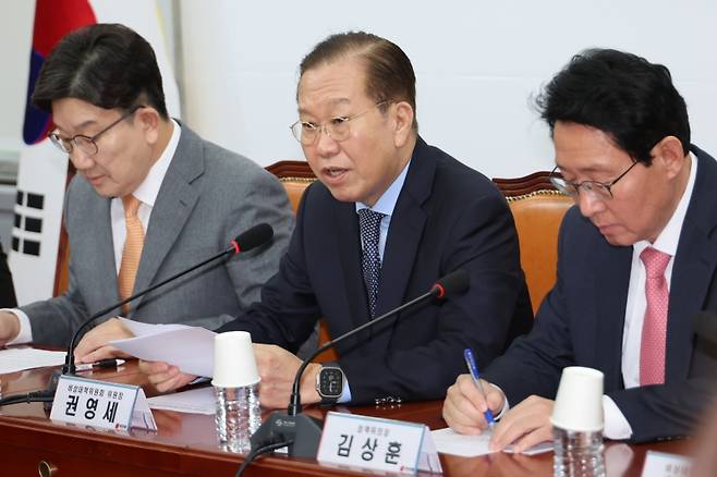 ▲ 발언하는 국민의힘 권영세 비상대책위원장 [연합뉴스]&nbsp;