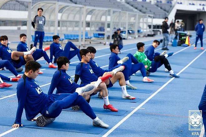 [서울=뉴시스] 축구대표팀 훈련. (사진=대한축구협회 제공) *재판매 및 DB 금지