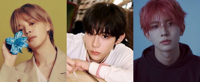 방탄소년단 지민(빅히트 뮤직), 라이즈 쇼타로(SM 엔터테인먼트), 엔하이픈 희승(빌리프랩)