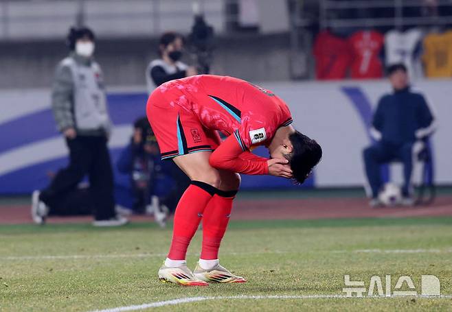 한국 축구대표팀 주장 손흥민. /사진=뉴시스