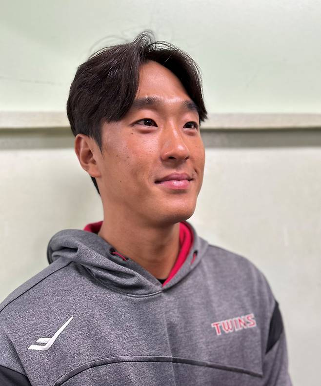 LG 송찬의. 잠실=이형석 기자&nbsp;