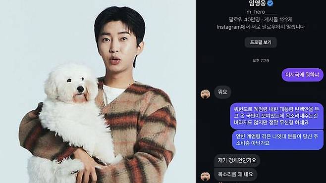 임영웅 인스타그램, 온라인 커뮤니티