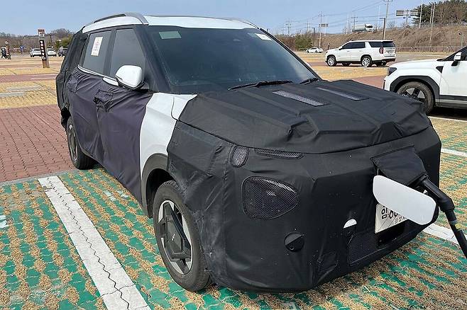 기아 '카렌스 EV' 테스트카 (출처 : 전기차동호회)