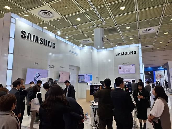 서울 삼성동 코엑스에서 열린 KIMES2025의 삼성메디슨 부스. 안대규 기자