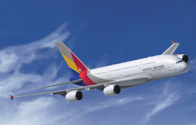 아시아나항공 A380. 아시아나항공 제공 