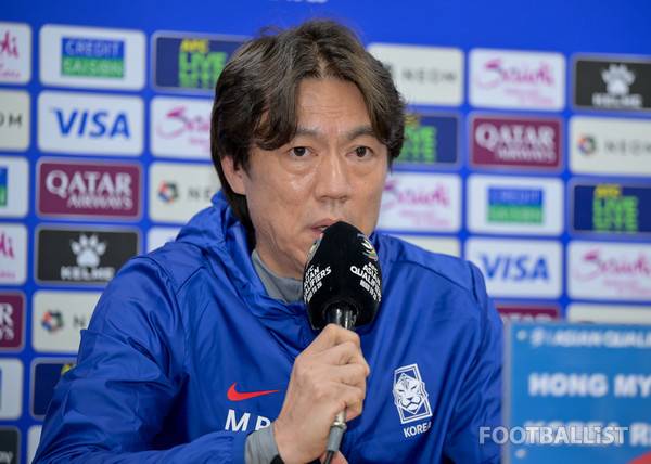 홍명보 대한민국 남자 축구대표팀 감독. 서형권 기자