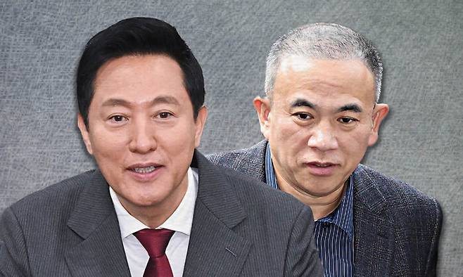 오세훈 서울시장과 명태균씨.
