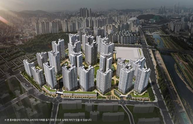 철산자이 더 헤리티지 예상 조감도. [GS건설]