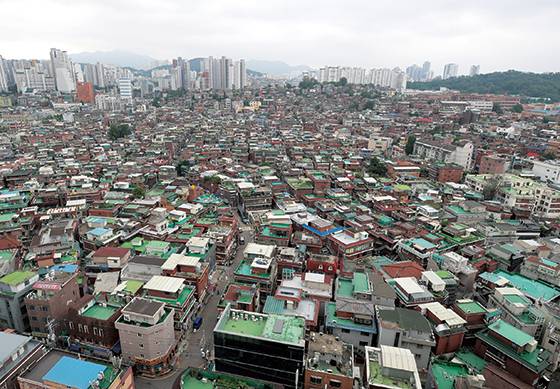 서울 동작구 노량진 1구역 일대 모습. [연합뉴스]