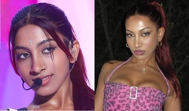 MBC '음악중심' 캡쳐, 라라 인스타그램 캡처