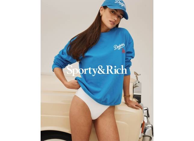 스포티앤리치의 25SS LA다저스 컬렉션. / 사진=롯데지에프알