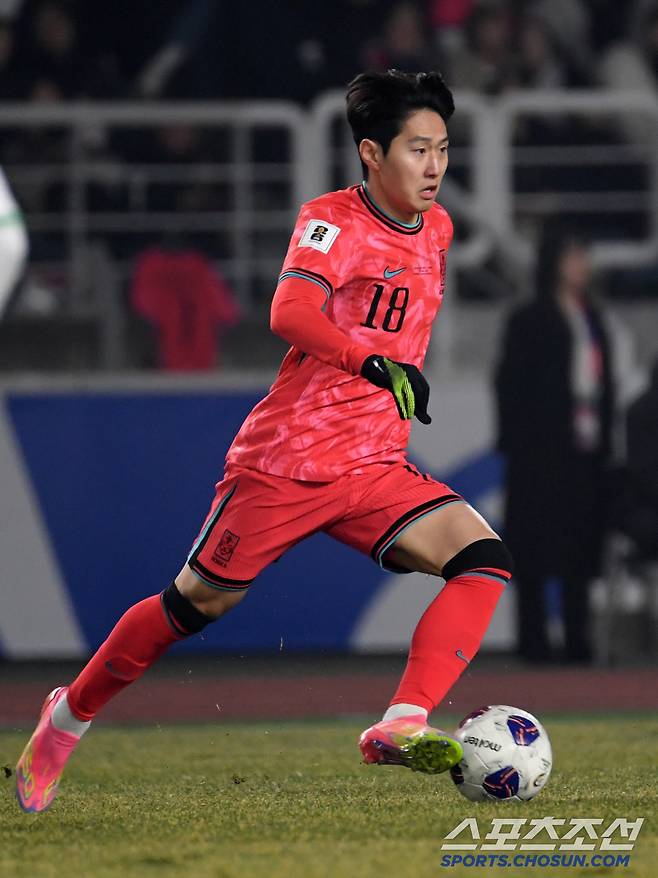 20일 고양종합운동장에서 열린 2026 FIFA 북중미 월드컵 아시아지역 3차 예선 대한민국과 오만의 경기. 이강인이 돌파를 시도하고 있다. 고양=박재만 기자 pjm@sportschosun.com/2025.03.20/