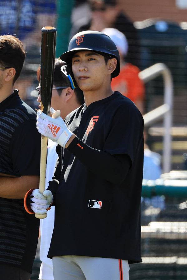 타격 훈련하는 이정후. 연합뉴스