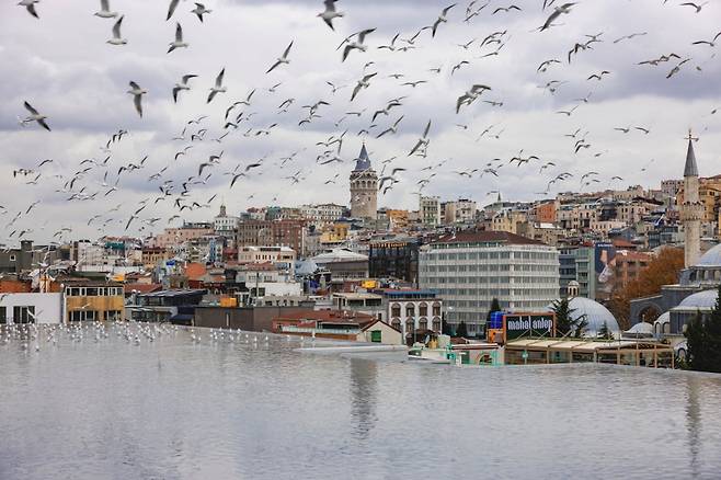 보스포루스 해협을 따라 현지인과 여행자의 삶이 교차한다. [조성준 작가]