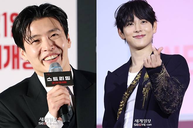 배우 강하늘(왼쪽)과 가수 겸 배우 임시완. 세계일보 자료사진