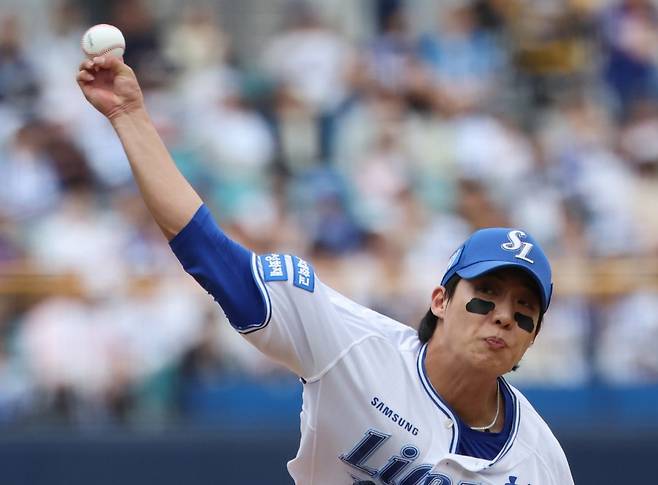 삼성 원태인. 뉴시스