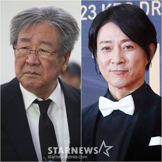 최불암(왼쪽)과 최수종 /사진=스타뉴스