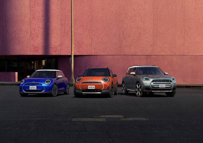 더 뉴 올-일렉트릭 MINI 패밀리 3종. (사진=MINI 코리아)