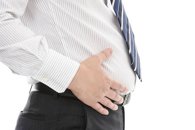 뱃살이 많은 상태를 복부 비만이라고 한다. 복부 비만 중 제일 안 좋은 것은 내장 지방이 많은 상태인데 이는 당뇨병, 고지혈증, 심장병 등 각종 질병 위험을 증가시킨다. [사진=게티이미지뱅크]