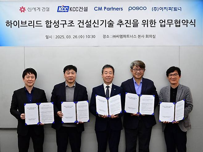 신기술 추진 업무 협약식./신세계건설 제공