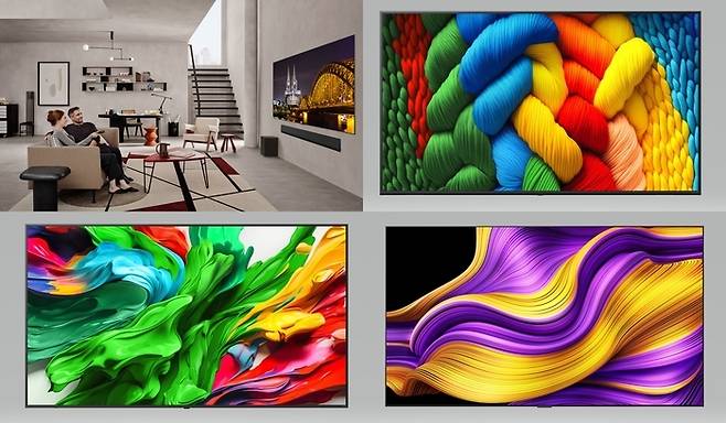 LG전자 TV가 2025년 첫 'E-순환우수제품' 인증을 획득했다. 사진은 'E-순환우수제품' 인증을 획득한 LG전자 TV 제품.