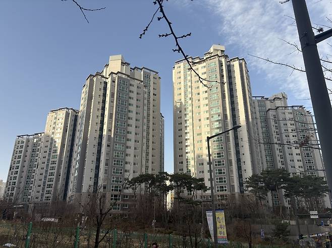 ‘마포더클래시’ 아파트 모습. [정주원 기자]