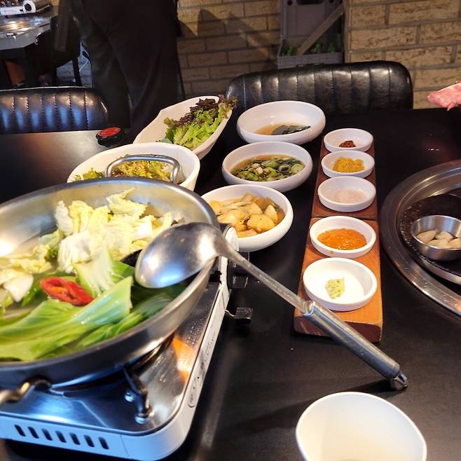 노총각 돼지갈비 혼술