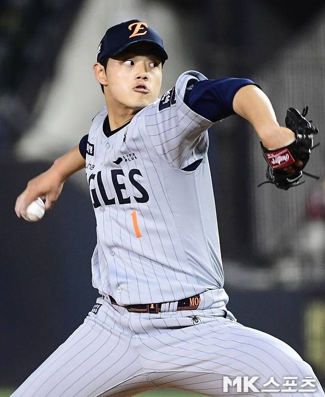 한화 문동주는 27일 잠실 LG전에서 잘 던졌다. 사진(잠실 서울)=김영구 기자