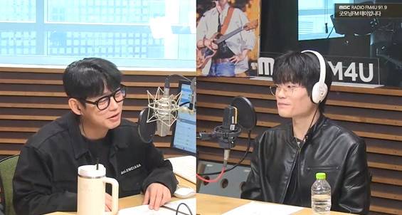 왼쪽부터 테이, 윙/MBC ‘굿모닝FM 테이입니다’