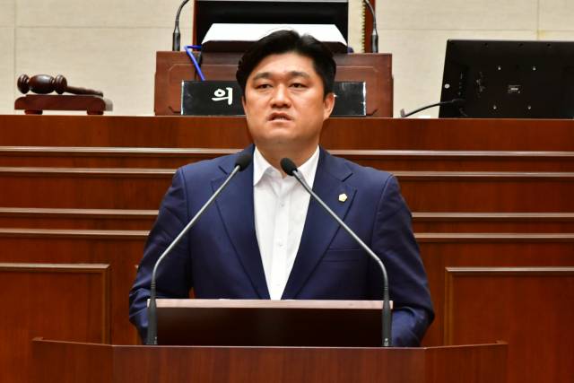 ▲완주군의회 최광호 의원은 28일 제292회 완주군의회 임시회 5분 자유발언을 통해, 도시가스 미공급 지역에 대한 지원 확대와 에너지 복지 실현을 강력히 촉구했다. ⓒ완주군의회