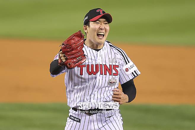 ▲ 이미 리그 정상급 선수로 발돋움한 손주영 ⓒ곽혜미 기자