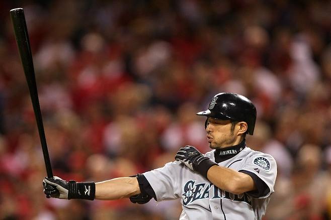 2007년 시애틀 매리너스 시절 이치로의 모습. /AFPBBNews=뉴스1
