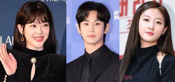 사진 출처= 고 설리(좌), 배우 김수현(중), 고 김새론(우)