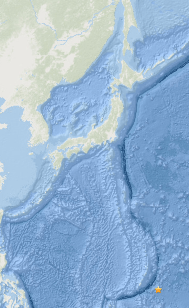 [지진 소식] 마리아나 해구, 규모 5.2 지진 발생