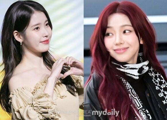 가수 겸 배우 아이유(왼쪽), 그룹 에스파 멤버 카리나 / 게티이미지코리아 및 마이데일리