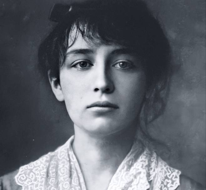 카미유 클로델(일부 확대). 1883년경, [Cesar·화질 일부 복원(Plombelec)]