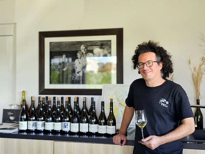 샤블리 르 도멘 당리 와인메이커 Vito Tomasello . 최현태 기자