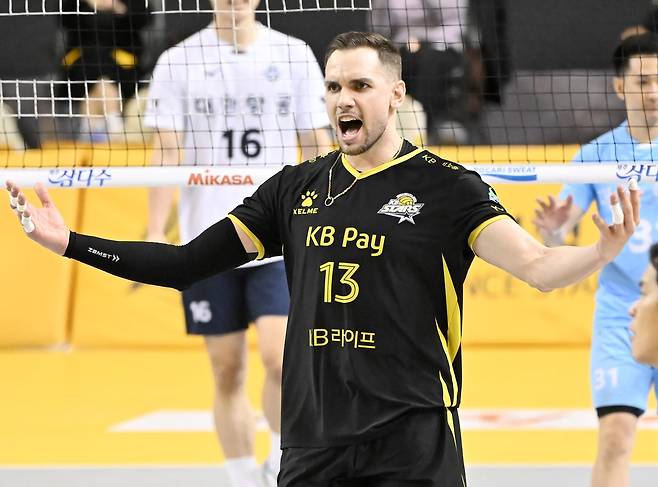 KB손해보험의 외국인 선수 비예나 [한국배구연맹 제공. 재판매 및 DB 금지]