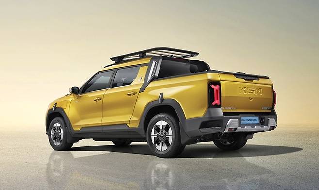 ‘멋진 아빠차’ 무쏘 EV [사진출처=KGM]