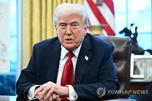 외국산 자동차 관세 부과 발표하는 트럼프 미 대통령. [사진=AFP연합뉴스]