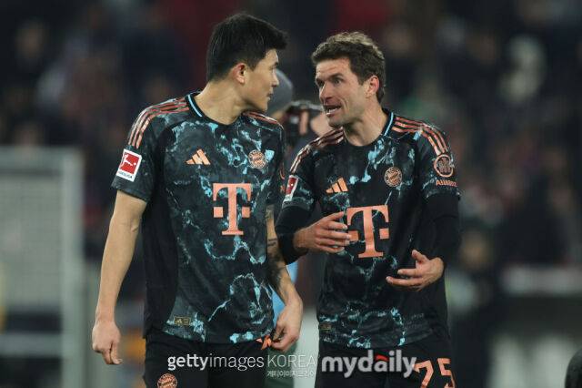 김민재, 토마스 뮐러./게티이미지코리아