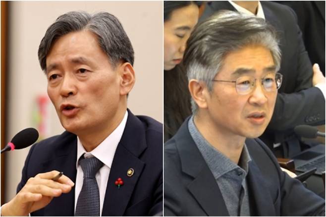 조지호 경찰청장(왼쪽)·김봉식 서울경찰청장. 연합뉴스