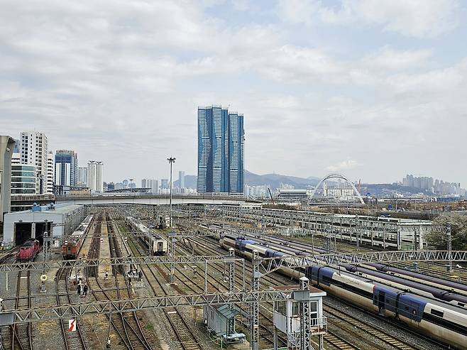 부산역 조차장 전경 [촬영 임성호]