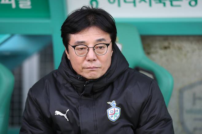 대전월드컵경기장/ K리그1/ 대전하나시티즌 vs 광주FC/ 대전 황선홍 감독/ 사진 서혜민