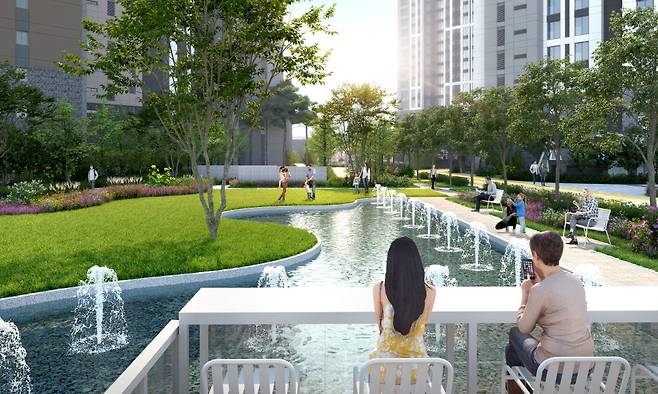 해링턴 스퀘어 산곡역 해링턴그린스퀘어 조감도