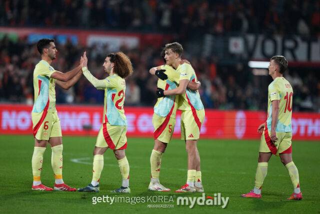 스페인 국가대표 선수들./게티이미지코리아