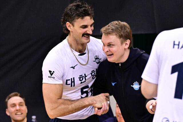 틸리카이넨 대한항공 감독./KOVO